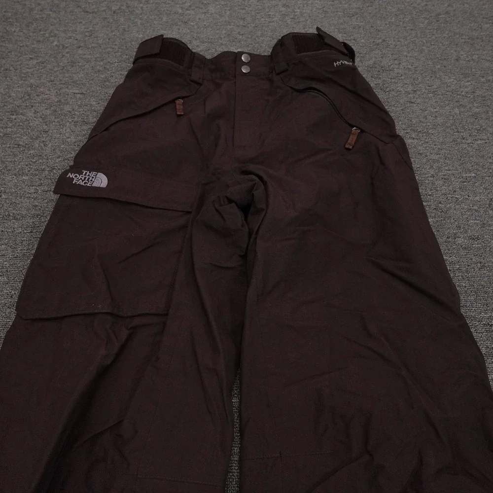 The North Face Snow Pants Mens Small Brown HyVent Insulated Waterproof Ski